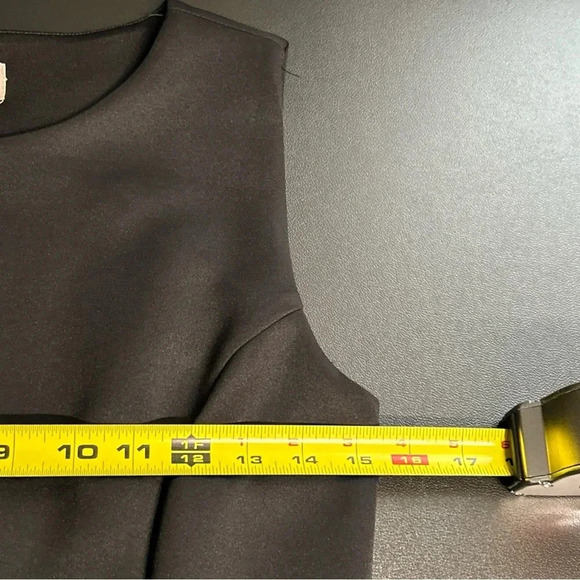 Philosophy Women’s Small Black Grommet Fit & Flare Scuba‎ Dress Cocktail Stretch - Picture 10 of 16